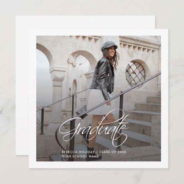 Cartão De Notas Formando de Fotografia do Script Graduação 2024 (Frente/Verso)