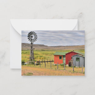 Cartão De Notas Foto da paisagem de Nebraska