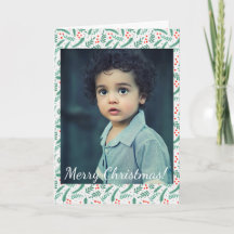 Foto de Natal Evergreen Boughs e Holly Berries