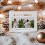 Cartão De Notas foto do Natal 2 do orçamento colagem arco-íris col<br><div class="desc">estimativa Foto 2 Colagem Natal listração colorida tudo é uma coleção divertida de feriados familiares.</div>