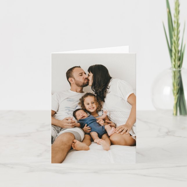 Cartão De Notas Foto Personalizada (Frente)