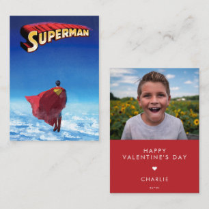 Cartão De Notas Foto Personalizada do Superman para o Dia dos Namo