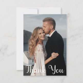 Cartão De Notas Foto Simples De Casamento Adicione Sua Saudação Ob