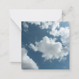 Cartão De Notas Fotografia Abstrata de Céu Nublado