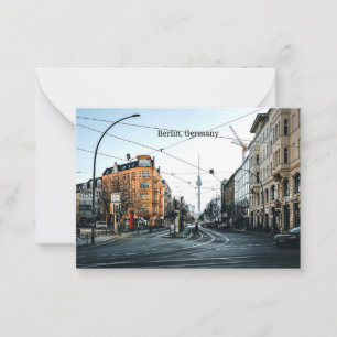 Cartão De Notas Fotografia de Centro Berlin, Alemanha