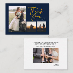 Cartão De Notas Fotos De Casamento Com Letra Mão De Orçamento Obri