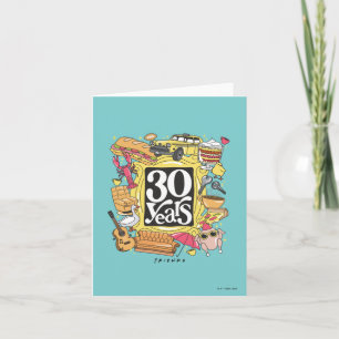 Cartão De Notas FRIENDS™ 30 Anos Gráfico