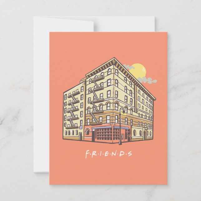 Cartão De Notas FRIENDS™ | Prédio do Apartamento da Monica (Frente)