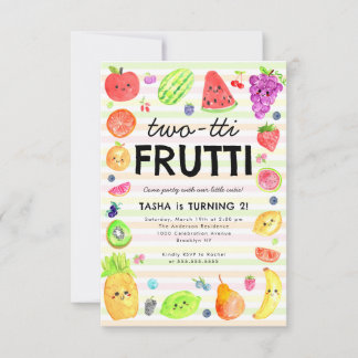 Cartão De Notas Fruta de Verão de 2011 Frutti Frutti