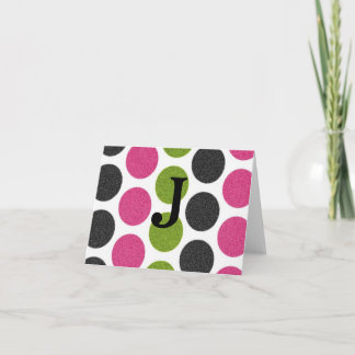 CARTÃO DE NOTAS FUN CIRCLE INITIAL THANK YOU NOTES