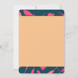 Cartão De Notas Fundo botânico