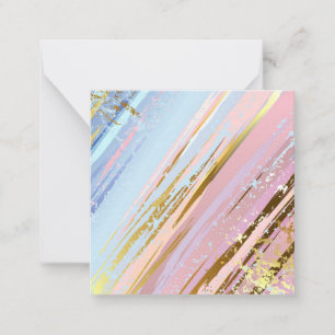 Cartão De Notas Fundo Rosa Texturizado