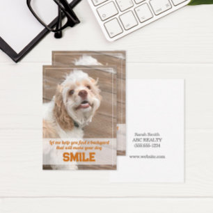 Cartão De Notas Funny Dog Real Estate Pop Por