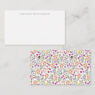 Cartão De Notas Gabinete de Presente de Nome Personalizado de Bici