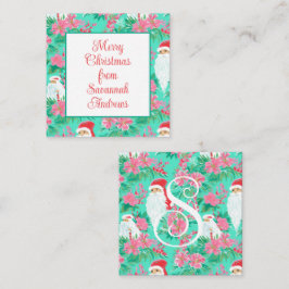 Cartão De Notas Gabinete de presentes para Papais noeis de Natal e