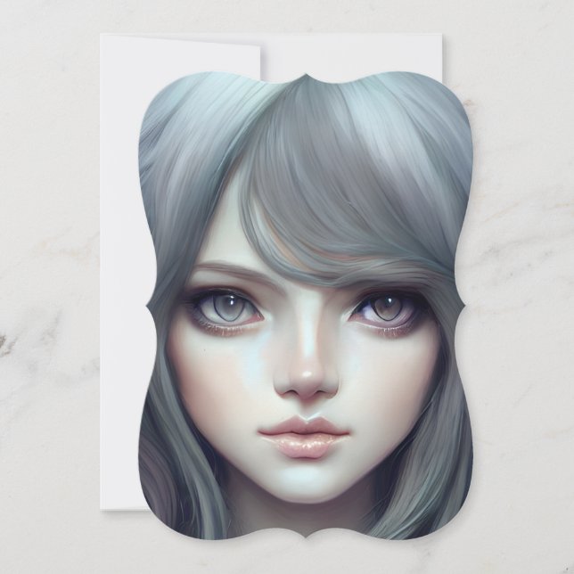 Cartão De Notas Gato Tabby Altamente Detalhado com Longa Viagem de (Frente)