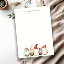 Gatos de Aquarela Fofos, Felpudos e Alegres Natal