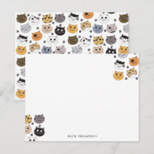 Gatos Engraçados e Coloridos & Padrão de Pata