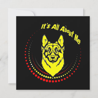 Cartão De Notas German shepherd Me