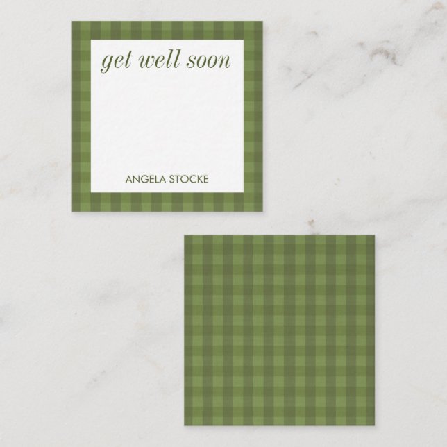 Cartão De Notas Ginga Personalizada Verde (Frente/Verso)