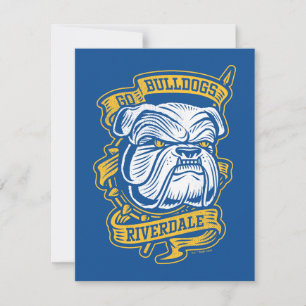 Cartão De Notas Go Bulls - Riverdale Mascot Banner