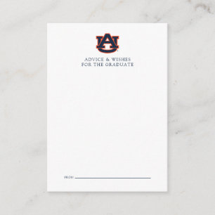 Cartão De Notas Graduação da Universidade Auburn   Auburn Tigers