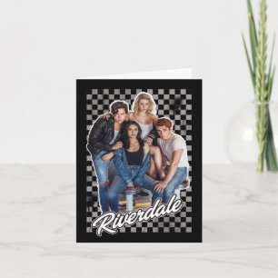 Cartão De Notas Gráfico do Grupo Riverdale Retro