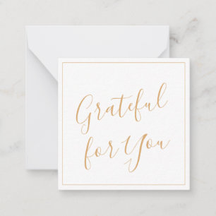 Cartão De Notas Grateful para seu script