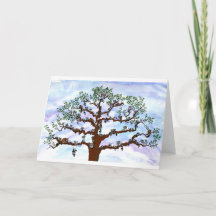 Guaxinins em uma árvore