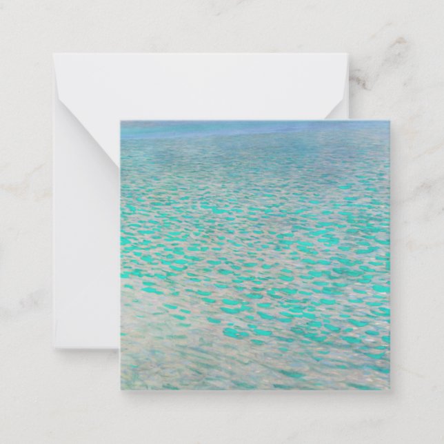 Cartão De Notas Gustav Klimt - Attersee (Frente)