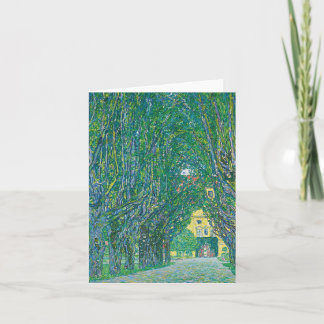 Cartão De Notas Gustav Klimt Avenue Schloss Kramer Park Notecard