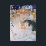 Cartão De Notas Gustav Klimt - Mãe e Filho<br><div class="desc">Mãe e Criança (detalhe da Mulher de Três Idades) - Gustav Klimt,  Oil on Canvas,  1905</div>