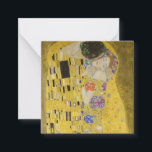Cartão De Notas Gustav Klimt - The Biss<br><div class="desc">Kuss Beijo/Der - Gustav Klimt em 1907-1908</div>