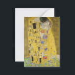 Cartão De Notas Gustav Klimt - The Biss<br><div class="desc">Kuss Beijo/Der - Gustav Klimt em 1907-1908</div>