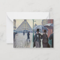 Gustave Caillebotte - Paris Street; Rainy Day