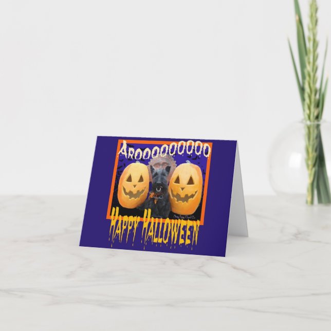 Cartão De Notas Halloween Arroos (Frente)