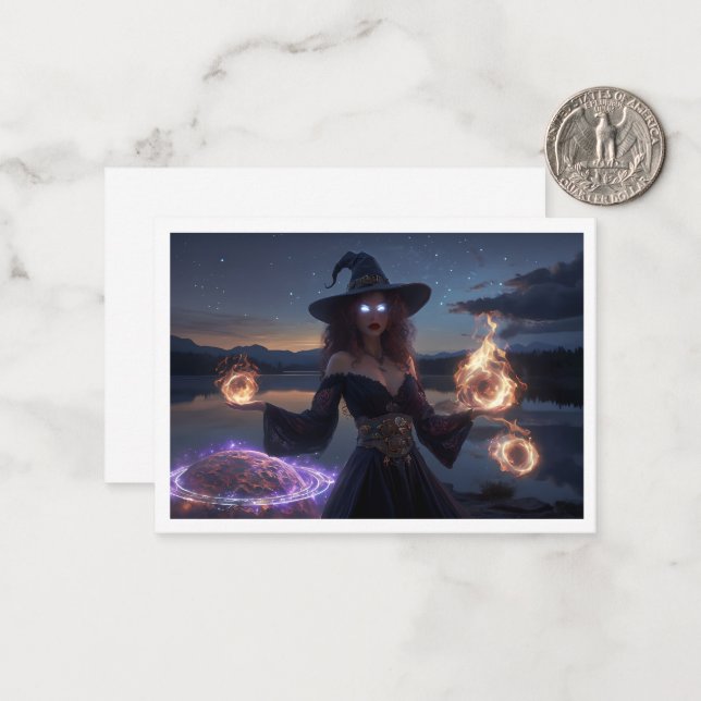 Cartão De Notas Halloween Card (Frente/Verso In Situ)