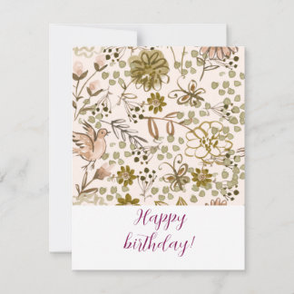 Cartão De Notas Happy birthday!