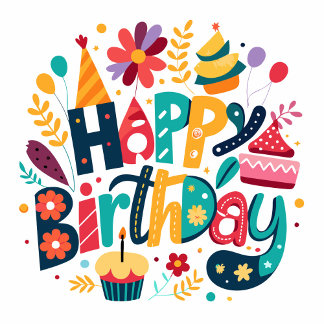 Cartão De Notas Happy Birthday