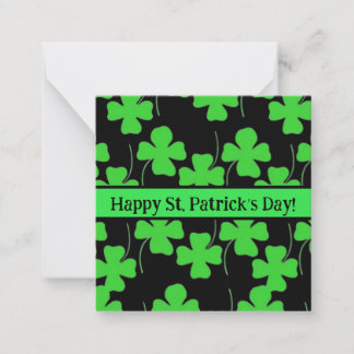 Cartão De Notas Happy st Patrick’s day cards, cute, stock up! Note