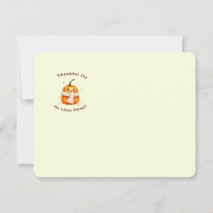 Cartão De Notas Happy Zucchini Thanksgiving Card