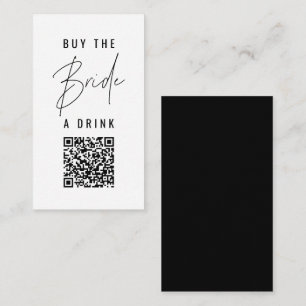 Cartão De Notas HARLOW Modern Bold Comprar noivo uma bebida Código