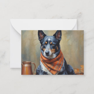 Cartão De Notas Heeler