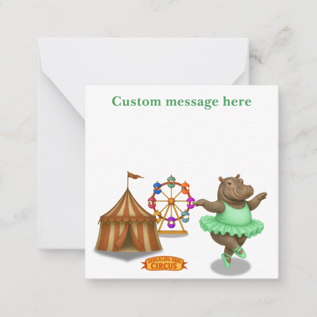 Cartão De Notas Helene circus performer (Frente)