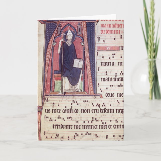 Cartão De Notas Historiated initial 'A' (Frente)