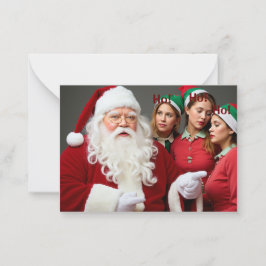 Cartão De Notas Ho! Ho! Ho!