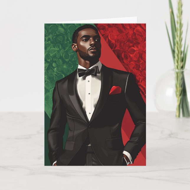 CARTÃO DE NOTAS HOLIDAY HANDSOME #2 (Frente)