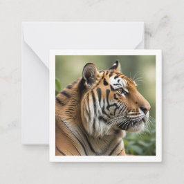 Cartão De Notas Imagem majestosa de felinos selvagens, tigre
