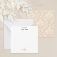 Imagem Romântica Chic Floral Damask-Cream