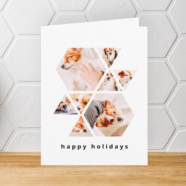 Cartão De Notas Imagens Modernas Formas Geométricas de 8 Colagens  (Criador carregado)